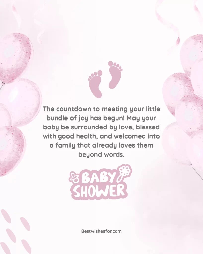 Baby Shower Messages for Card