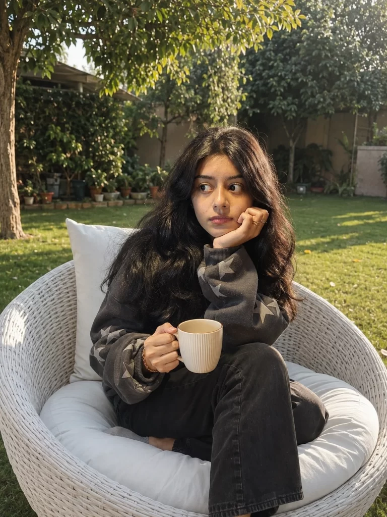 Backyard Luxury Chair Moment