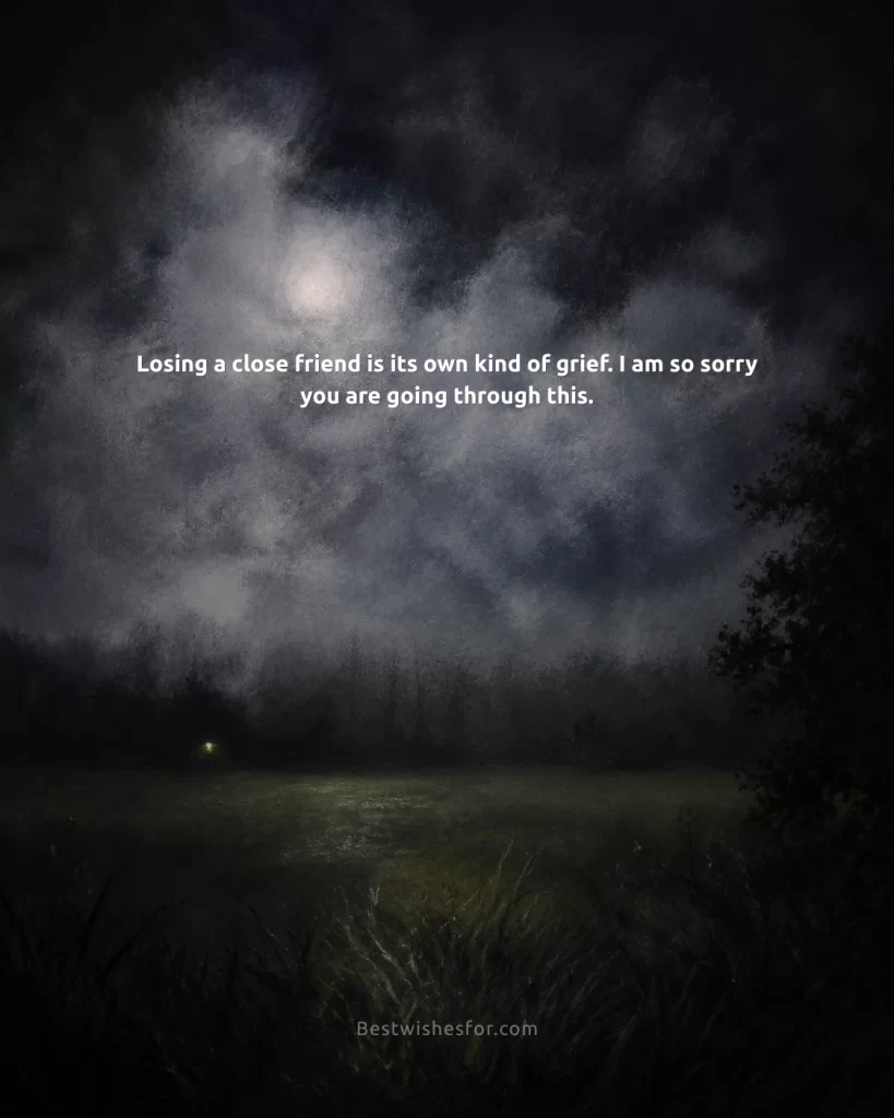 Messages for the Loss of a Friend