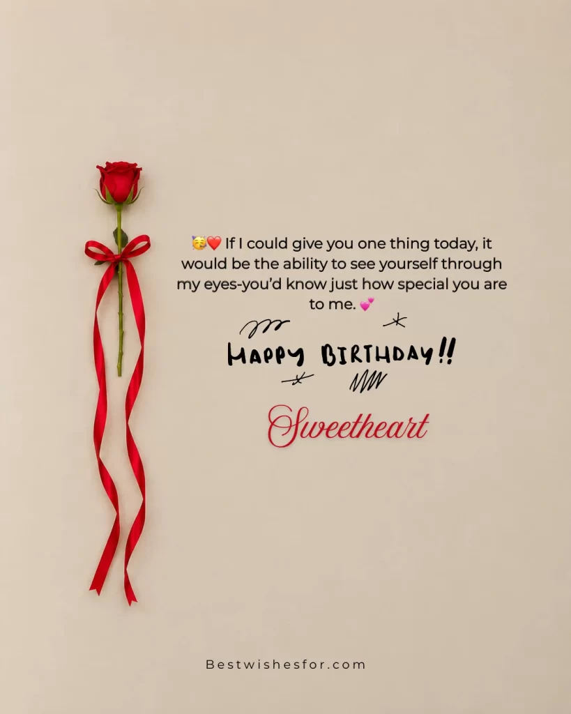Touching Birthday Wishes for Girlfriend with Emojis Copy Paste